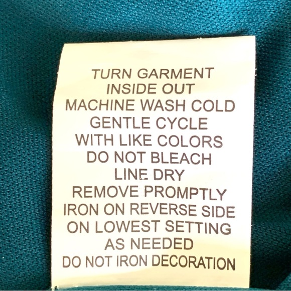 NY COLLECTION SPARKLY TEAL LACE EVENING GOWN & PEARL NECKLINE. WOMEN’S SIZE L - Picture 10 of 10